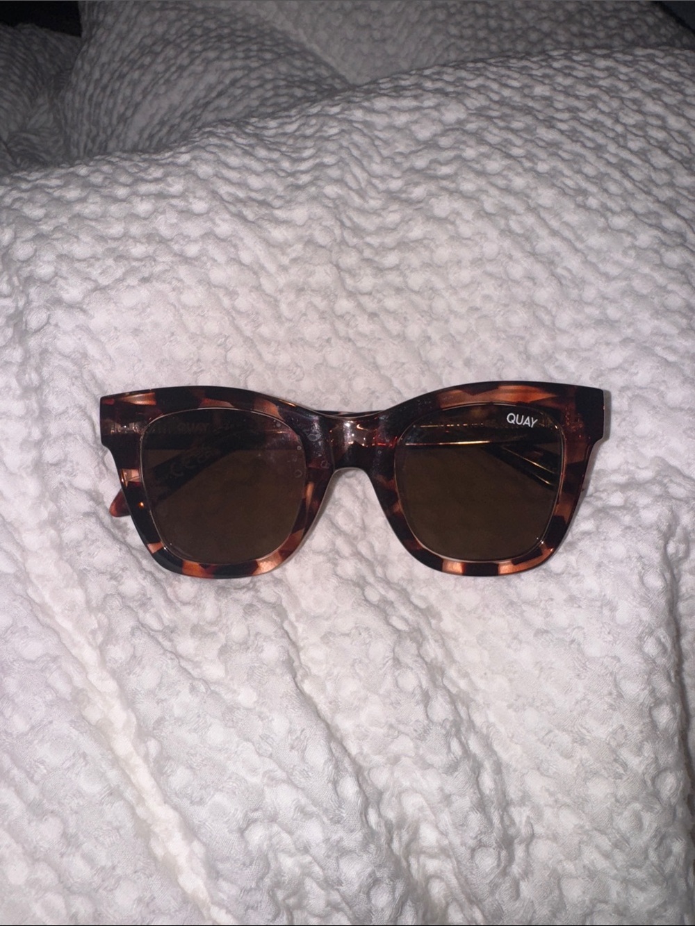 Polarized Quay Australia Tortoiseshell Sunglasses